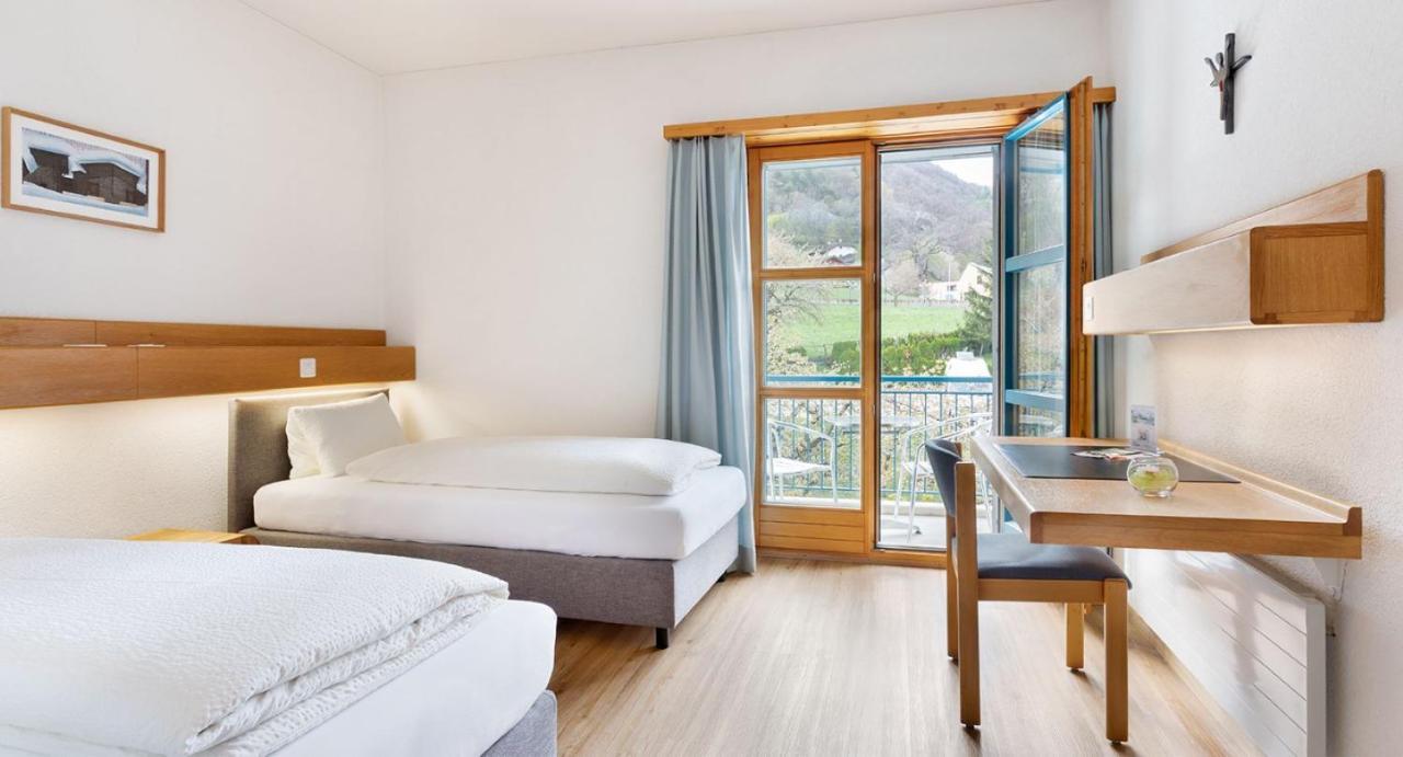 Hotel & Bildungshaus St. Jodern Visp Bagian luar foto