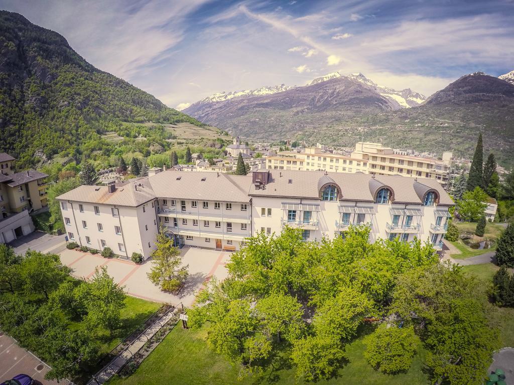 Hotel & Bildungshaus St. Jodern Visp Bagian luar foto